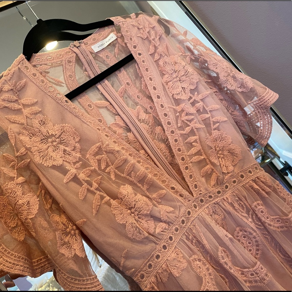 Deep V romper- Oh La Luxe